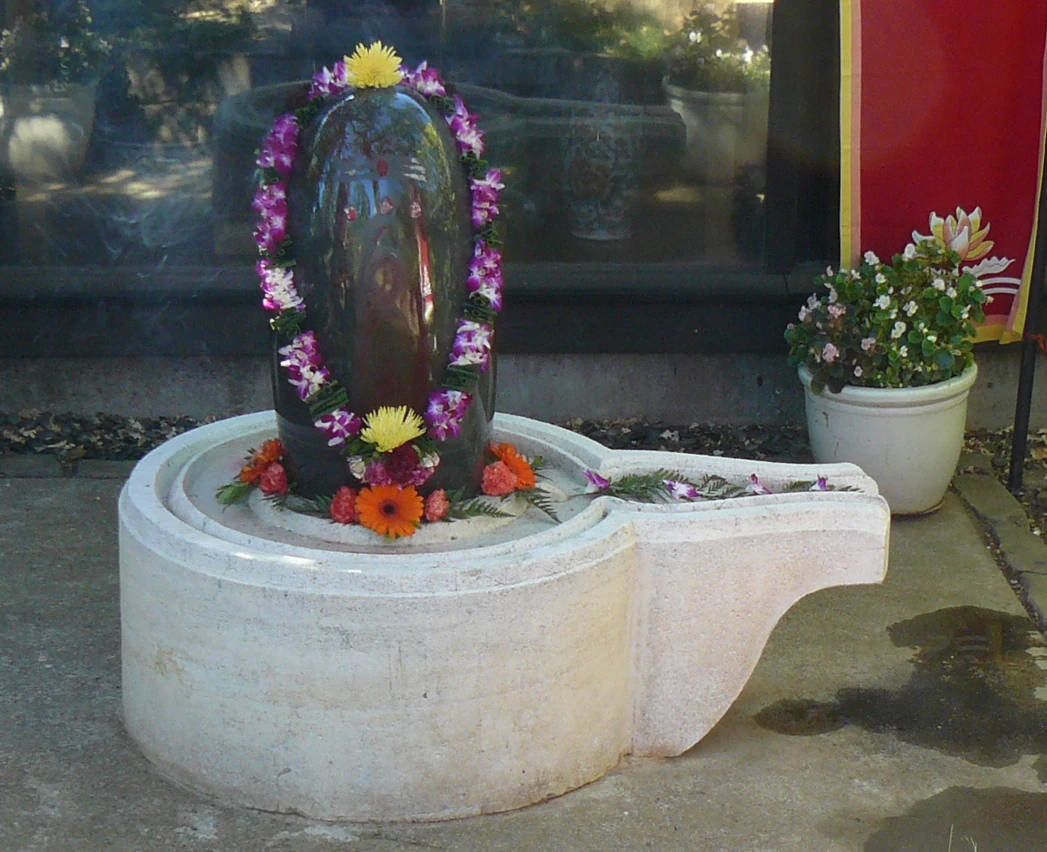 Manner of Flowers Shiva Lingam