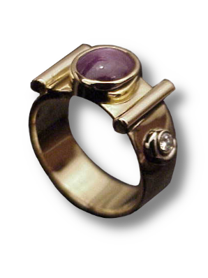 Star Ruby Reliquary Ring